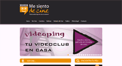 Desktop Screenshot of mesientodecine.com